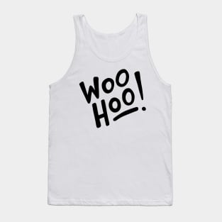 Woo Hoo! (black/white) Tank Top